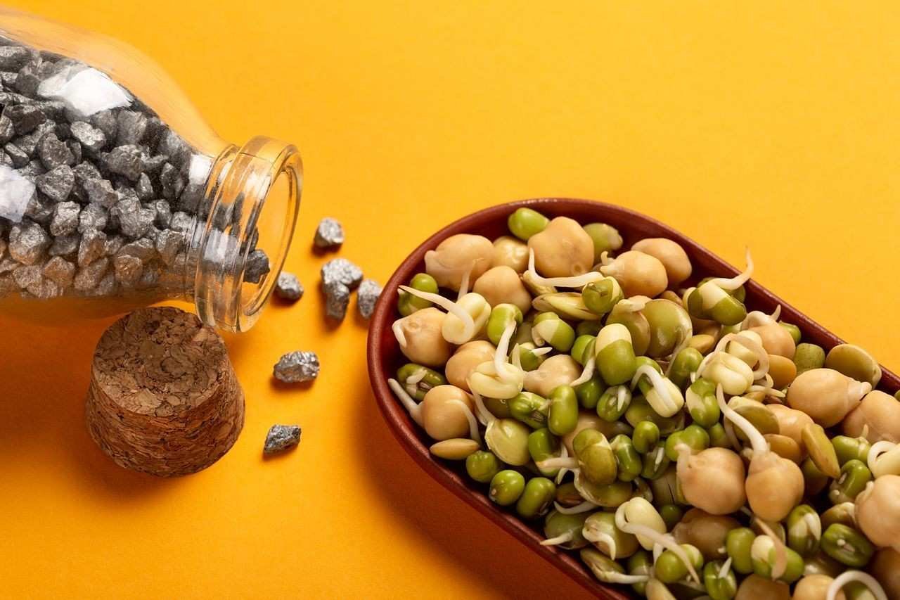Bean Sprout Salad with Lemon Honey Dressing