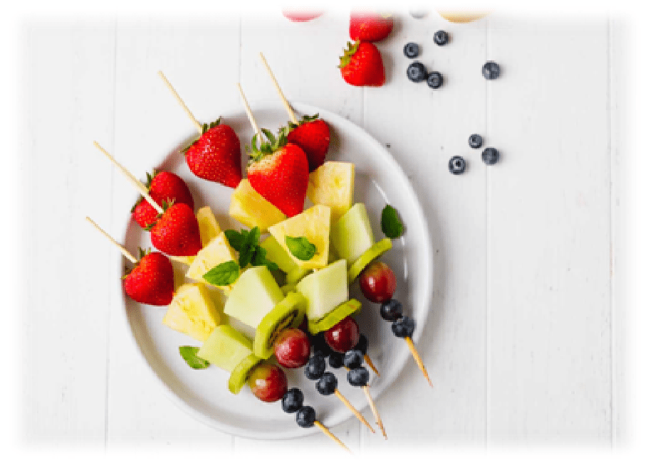  Lemon fruit skewer