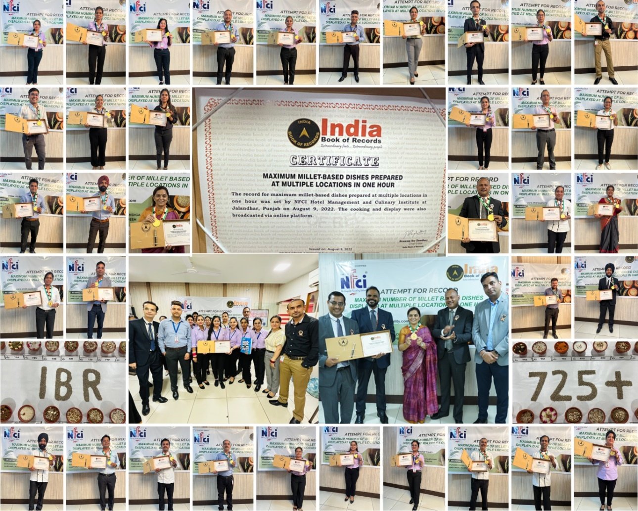 NFCI in Indian Book of Records 2022 NFCI Hospitality