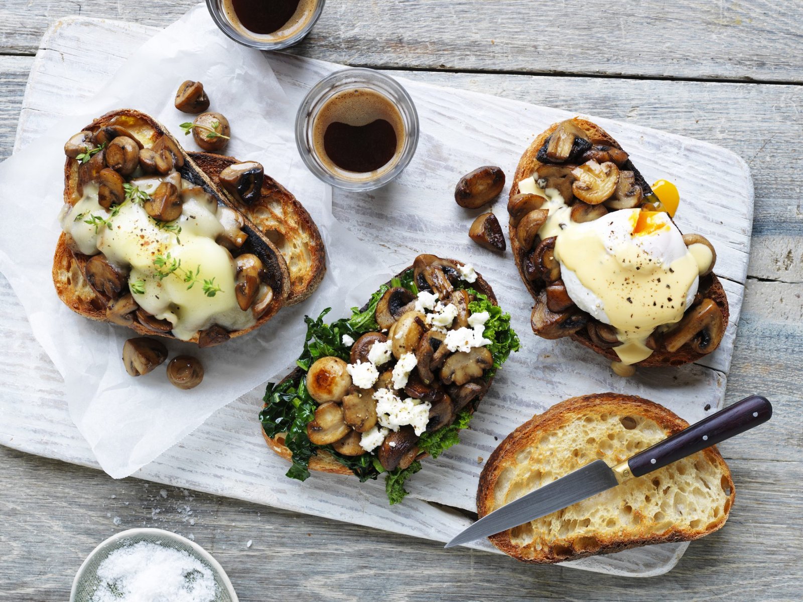 Easy and healthy vegetables: Mushroom in breakfast