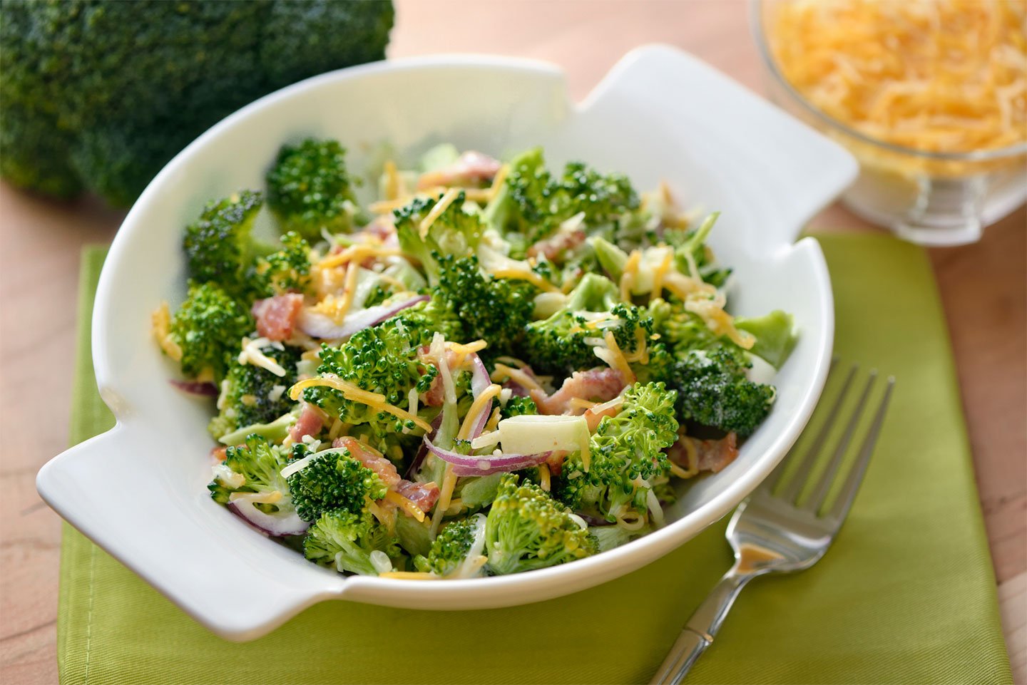 types of healthy salads: Broccoli Salad 