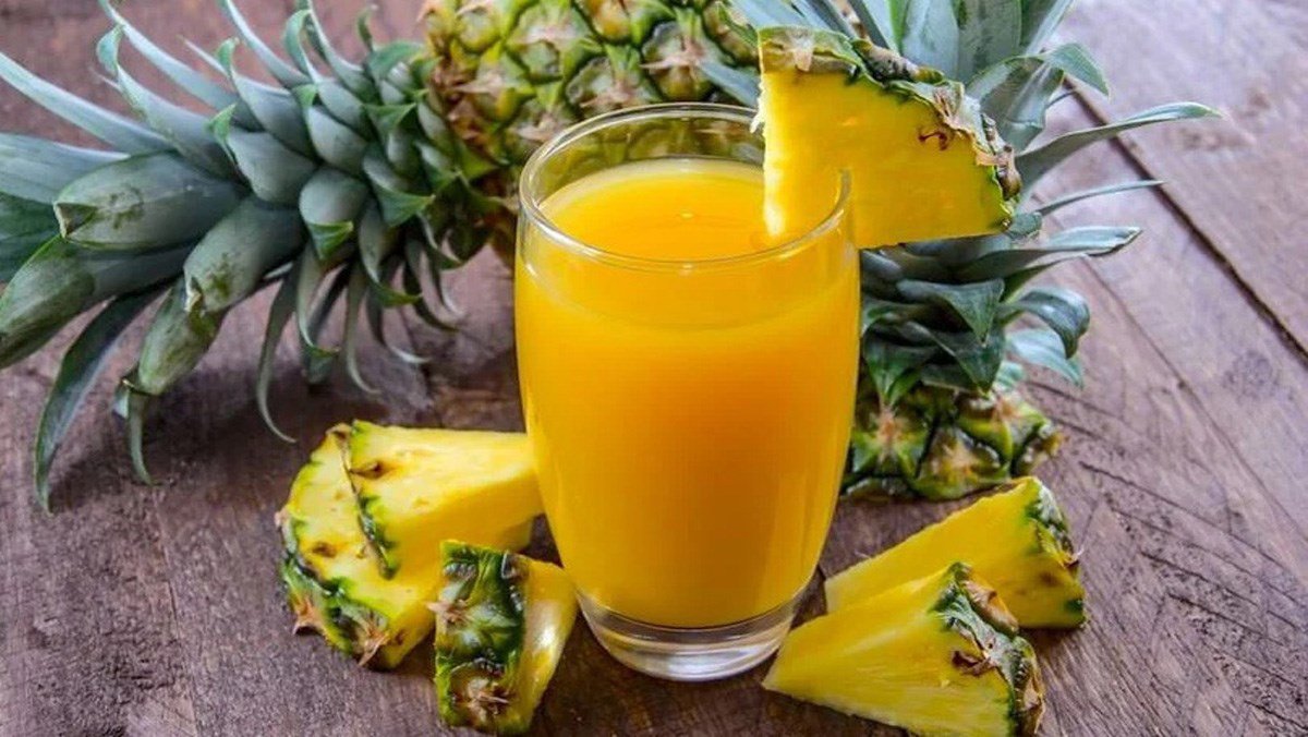 summer fruit drink pineapple 