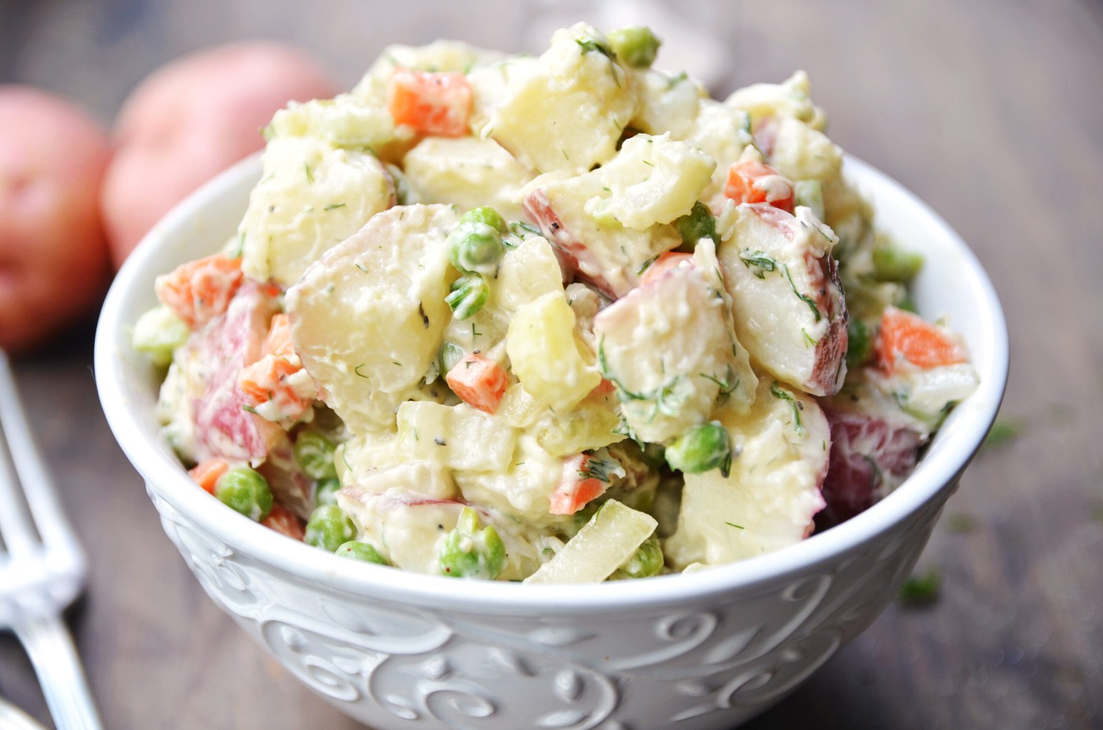 types of healthy salads: Potato Salad
