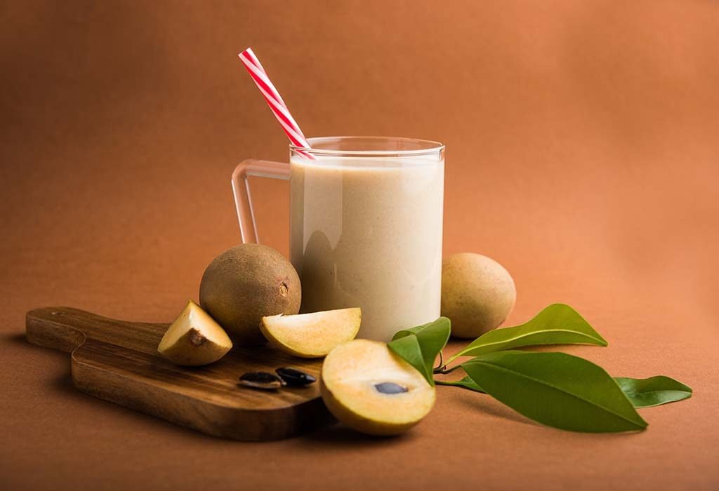 Summer Fruit Drink - chikoo