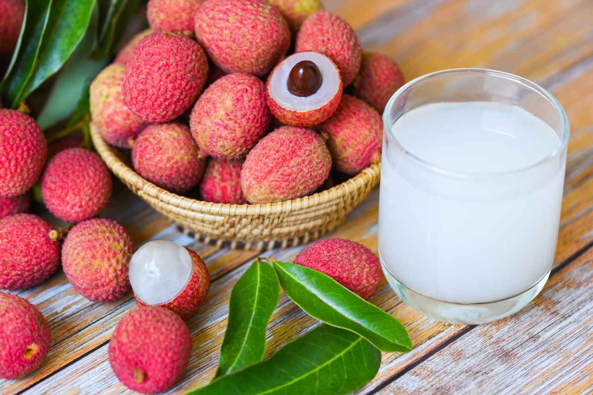 summer fruit drink - litchi