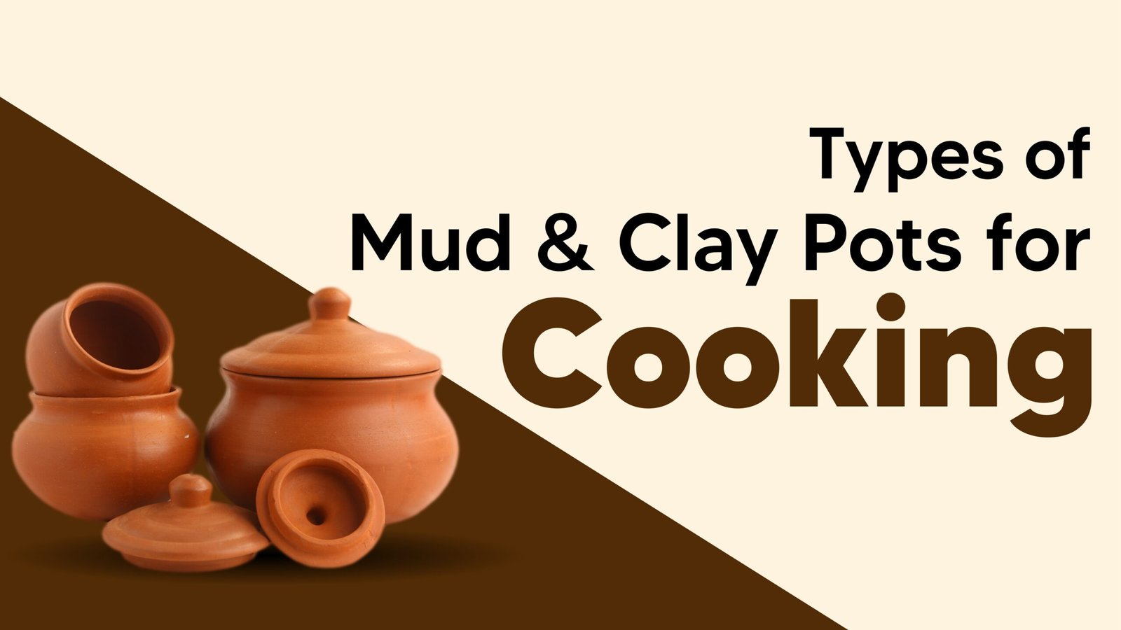 mud/clay pots for cooking
