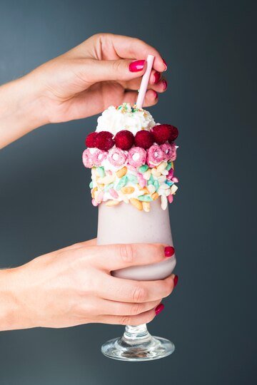 Rosy-Falooda drink