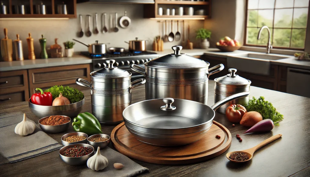 Aluminium Utensils, aluminium utensils for cooking, Beneﬁts of Aluminium Vessels 