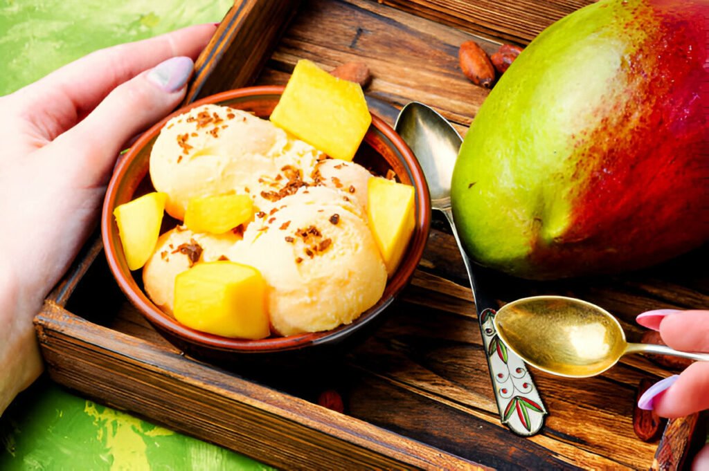 Homemade Mango Ice Cream Recipe