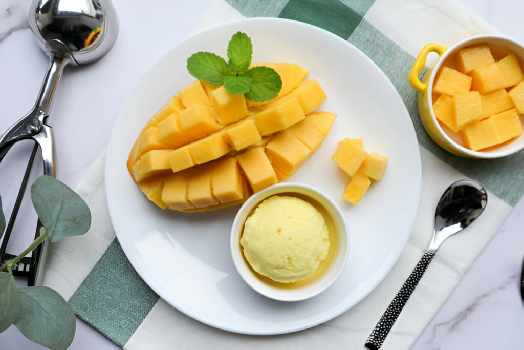 healthy mango ice cream recipe for vegans