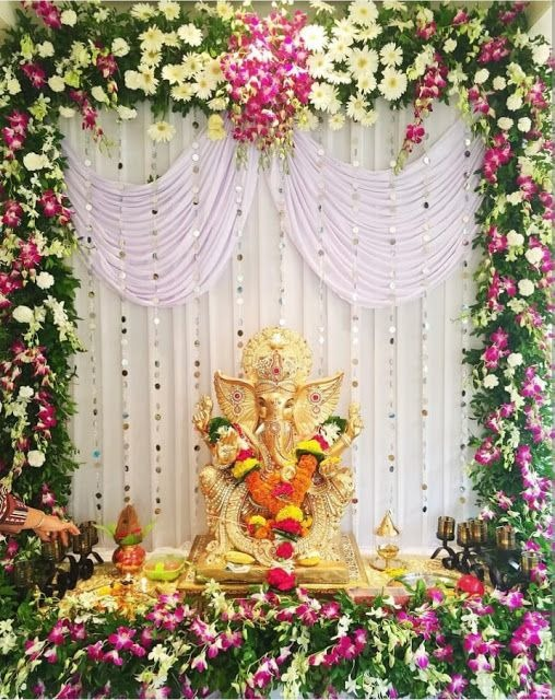Ganesh Chaturthi 2024: Floral Arrangements
