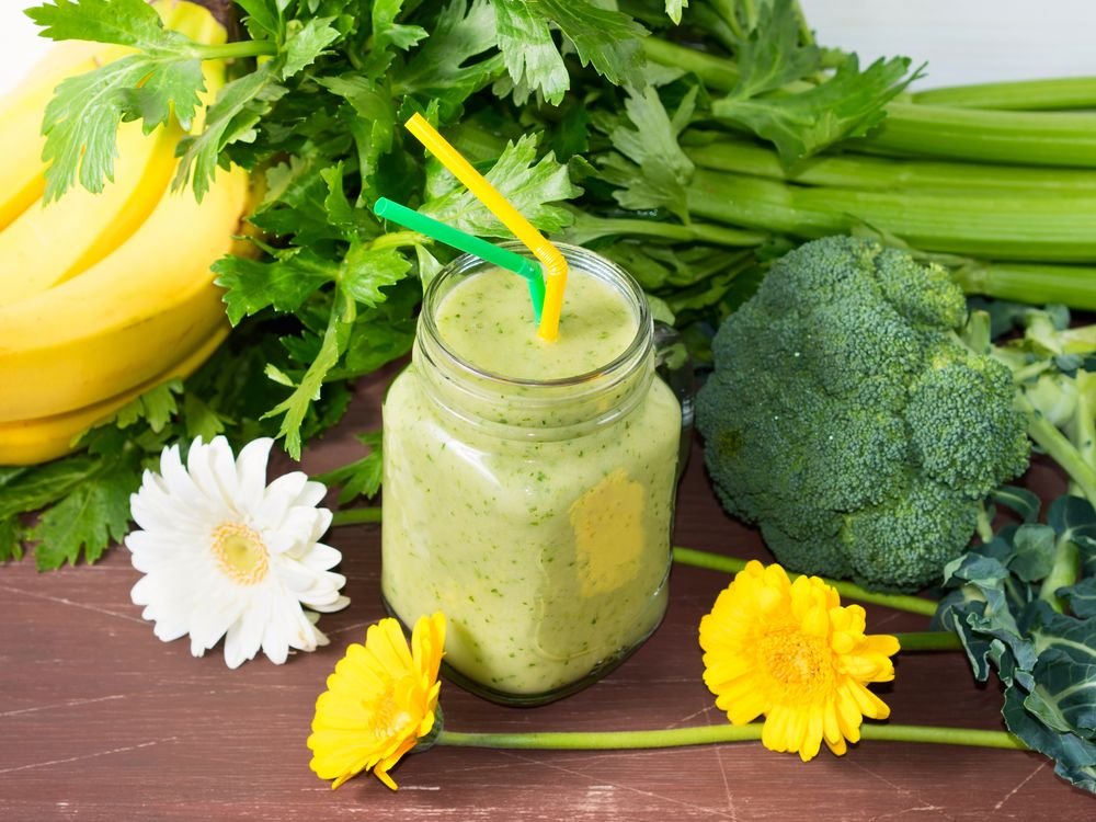 Broccoli & Pear Juice 