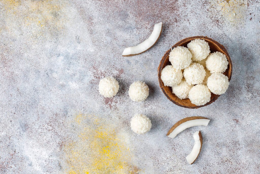 Navratri Vrat Food | Coconut Ladoo or Coconut Balls