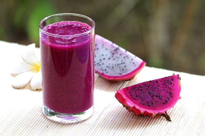 Fruit juices: Dragon fruit juice