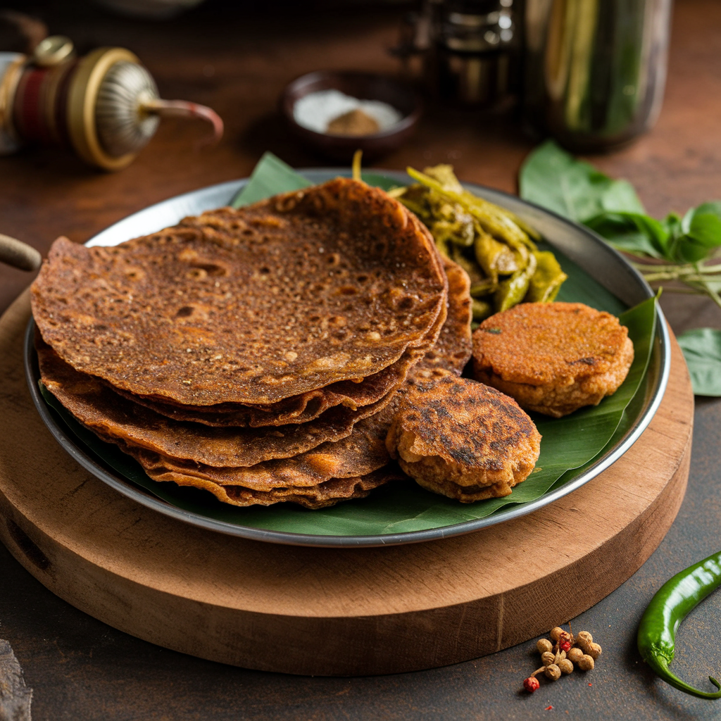 Kuttu Ki Roti (Buckwheat Flatbread) for Navratri Recipes, Navratri Vrat Recipes, navratri vrat food