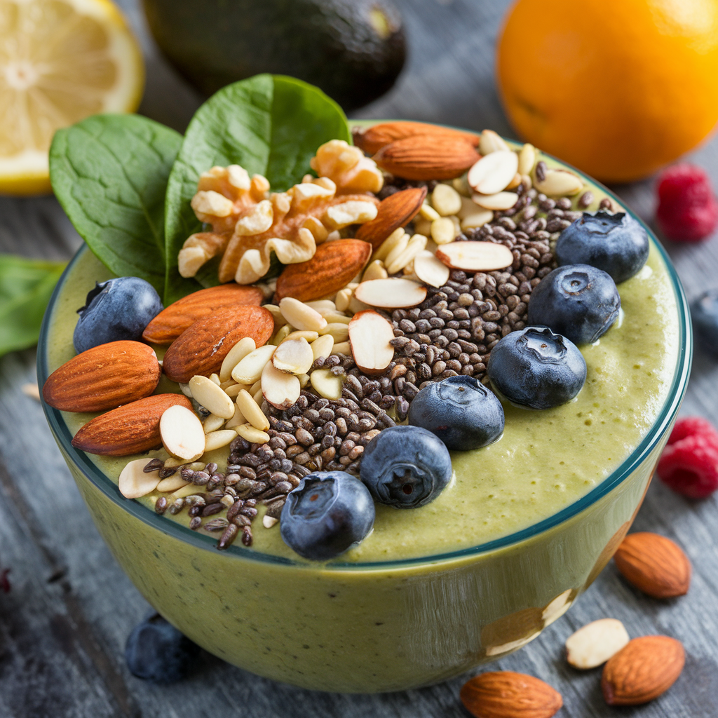 Fruits | Mixed Nut and Seed Smoothie Bowl | Seeds recipe
