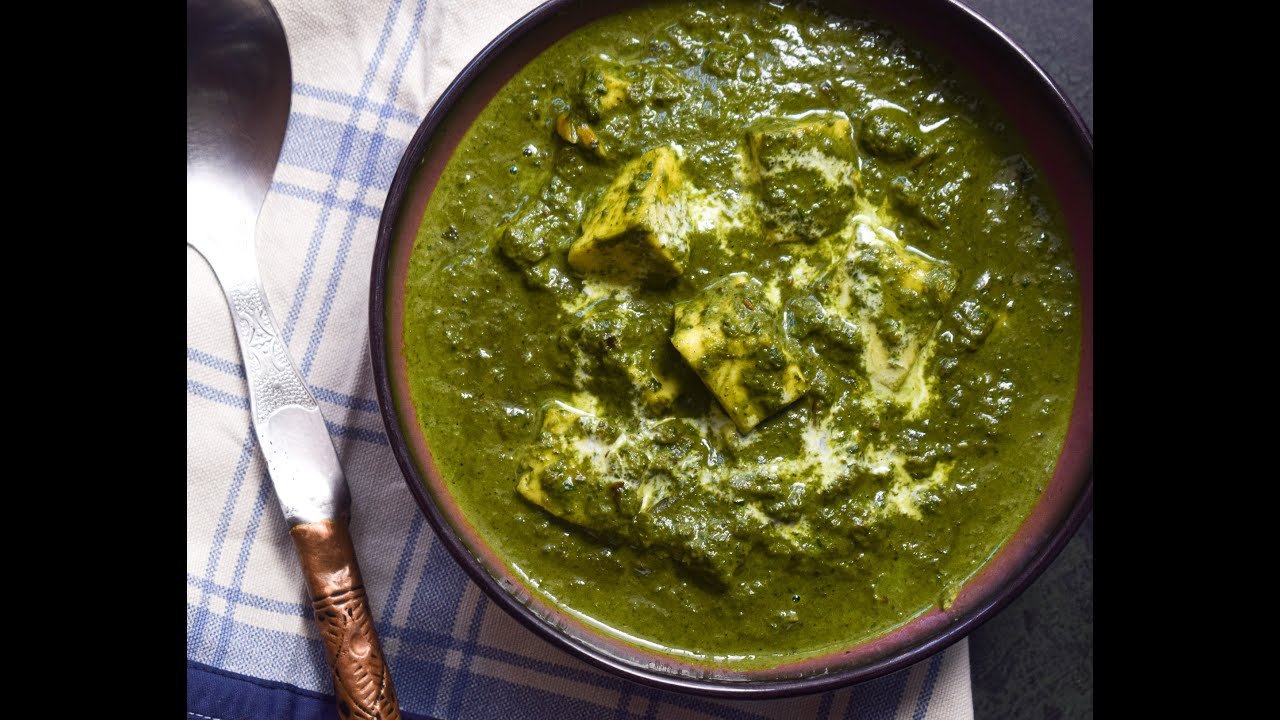 Traditional Indian food - Palak-Paneer