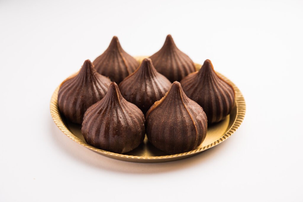 chocolate modak recipe, photography chocolate modak, chocolate modak images, modak chocolate