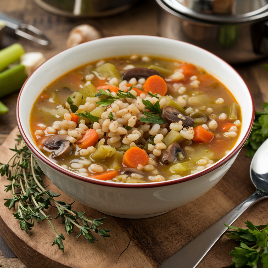 vegetable barley soup 