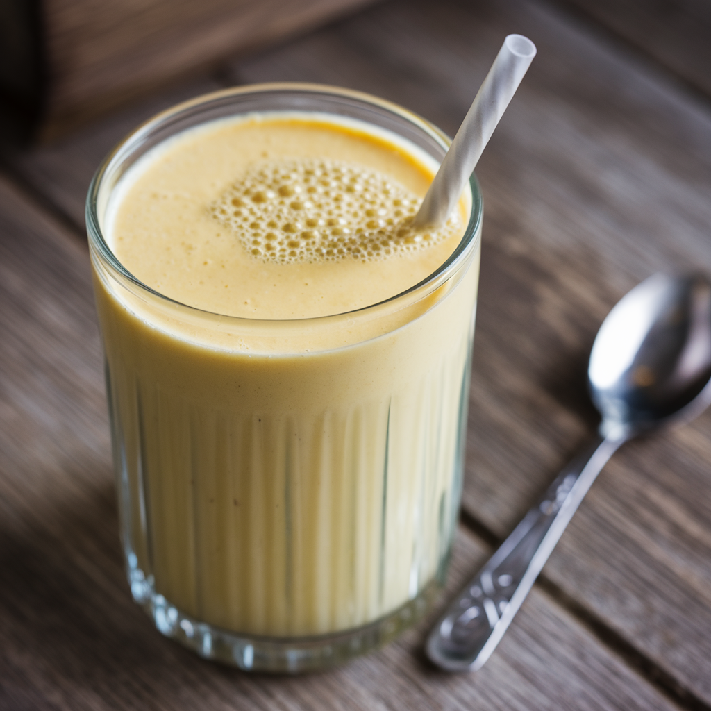 A photo of a glass of lassi or chaas, Karwa Chauth Sargi Thali, Sargi Foods