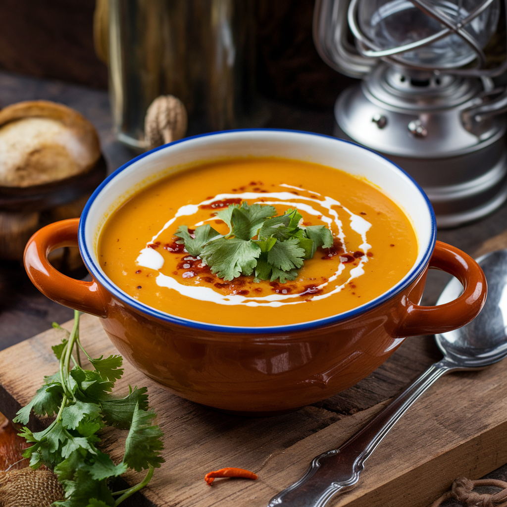 Spicy Butternut Squash Soup 