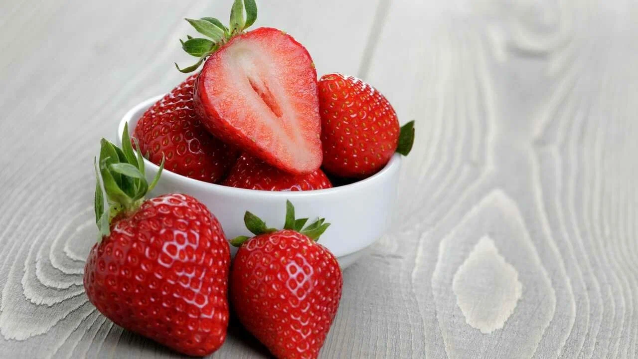 Strawberries-seasonal fruit in winters