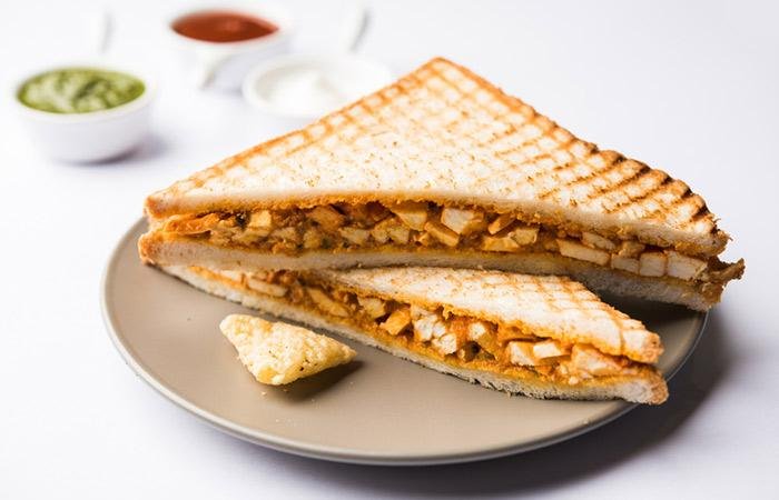 Paneer Loaded Sandwich | evening Indian vegetarian snacks