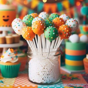 Tricolor Cake Pops