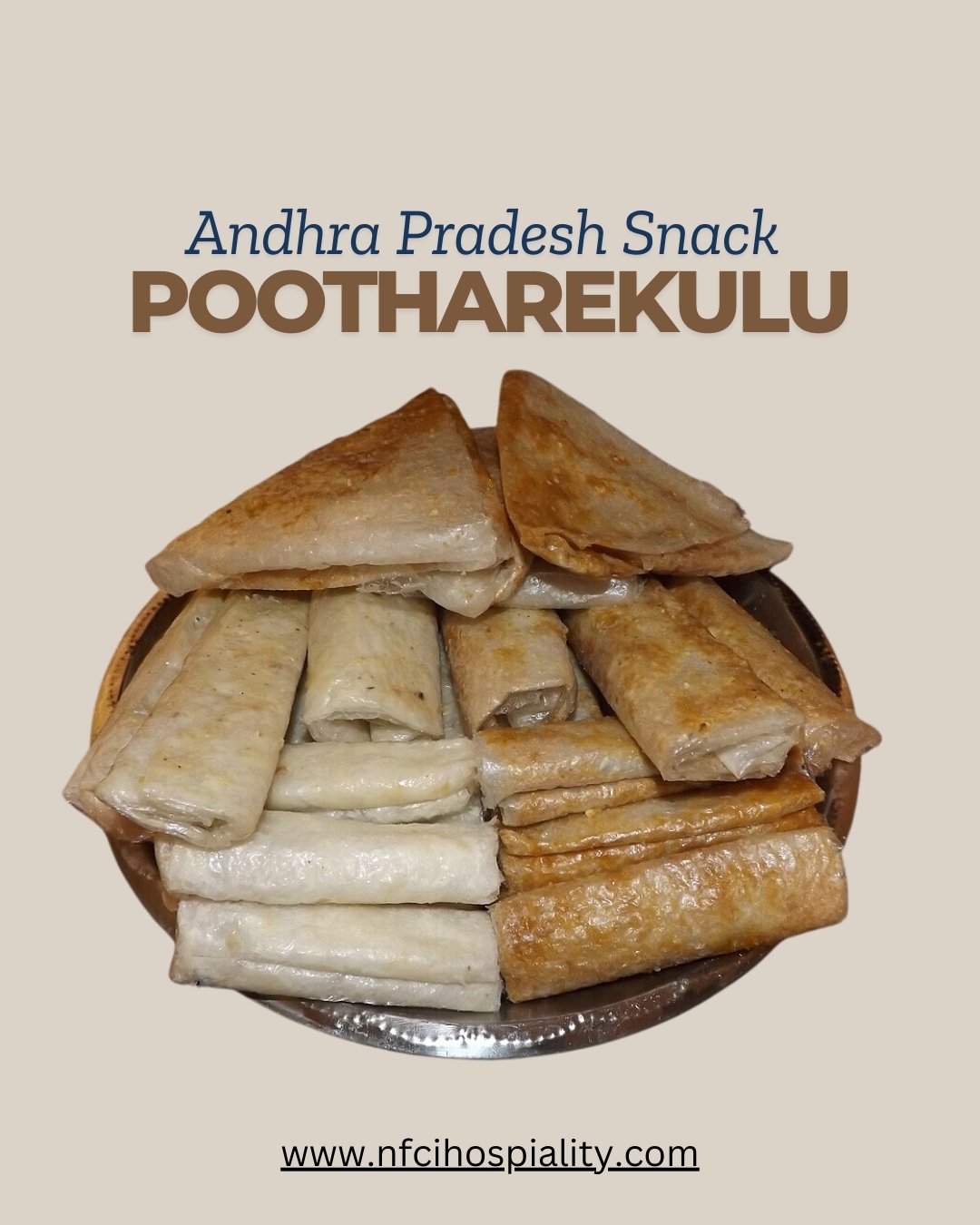 Andhra Pradesh Snack Pootharekulu