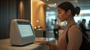 Aidriven automated hotel checkin systems with biometric