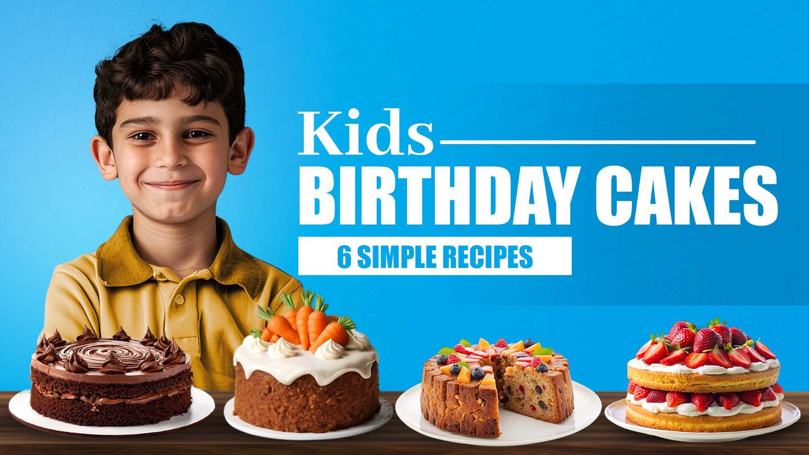 6 Best Cake Recipes For Kids' Birthday Party