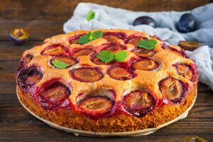 delicious homemade plum