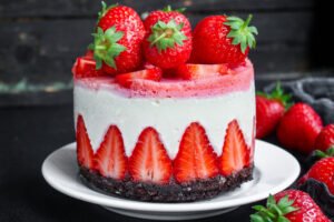 Top of kids' like Strawberry Cake
