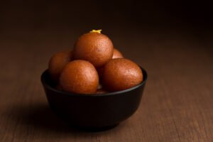 Gulab jamun is milk-solid-based.