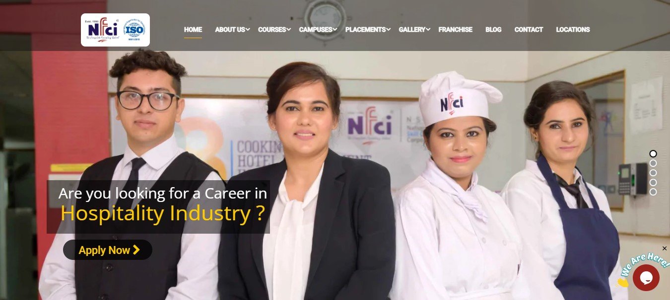 NFCI Hotel Management Institutes | Homepage for Admission 2025