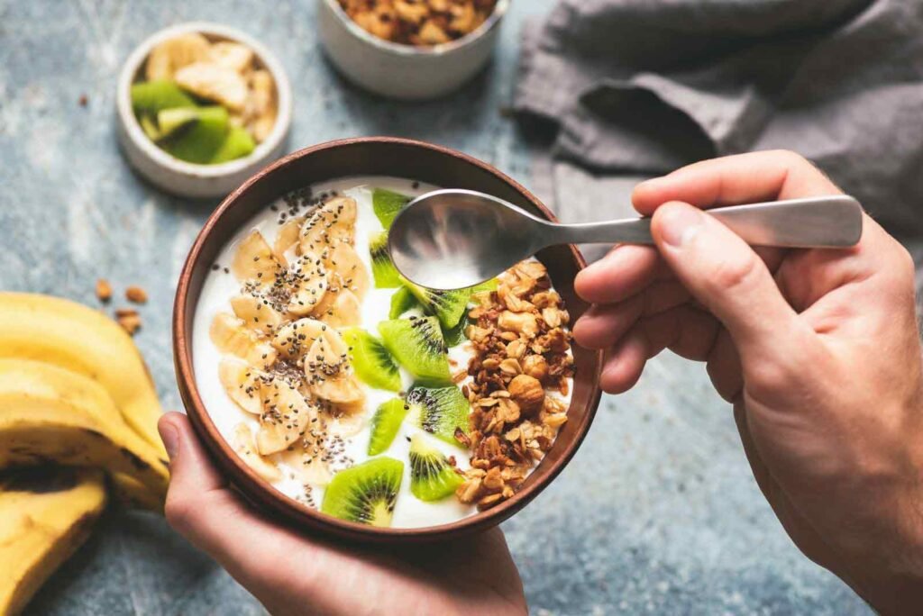 Fruit and Nut Yogurt Bowl