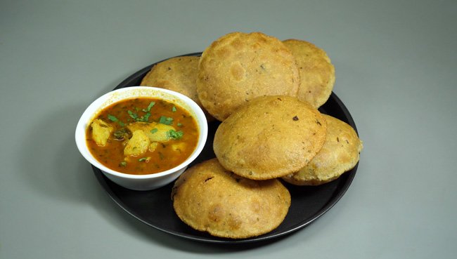 Poori with Aloo Sabzi