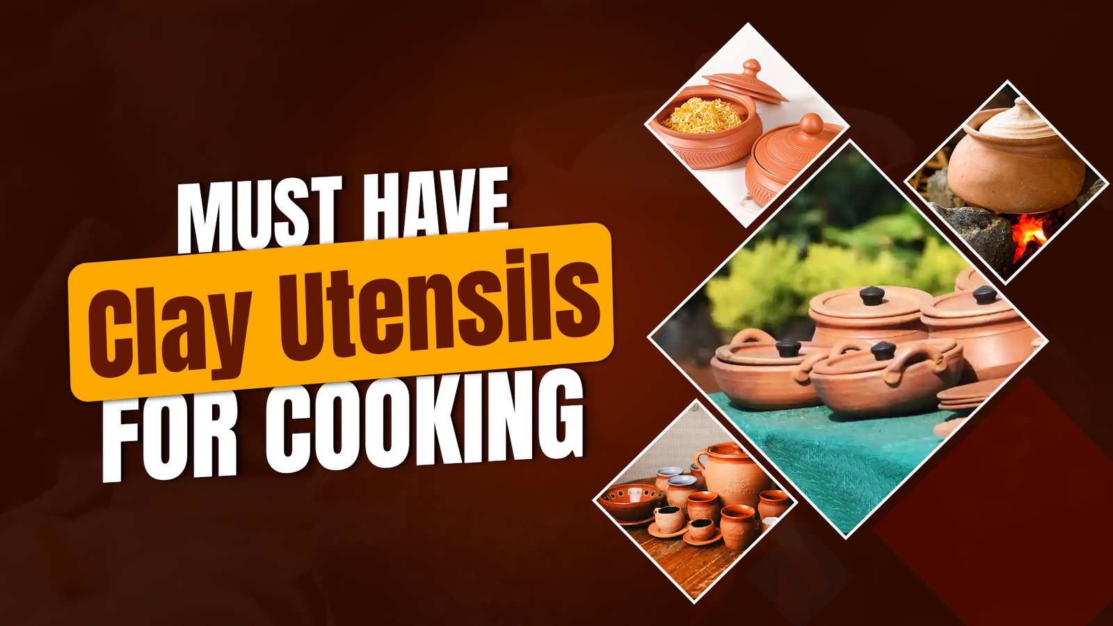 Must Have Clay Utensils for Cooking