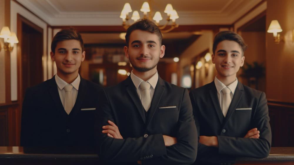 hotel management and smile apprentices