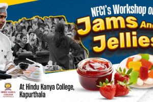 NFCI's workshop on jams and jellies at hindu kanya college, Kapurthala