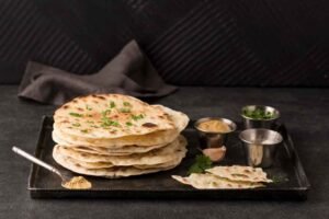 Delicious roti arrangement on the table