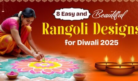 8 Easy and Beautiful Rangoli Designs for Diwali 2025