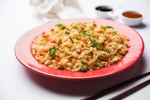 Schezwan fried rice masala