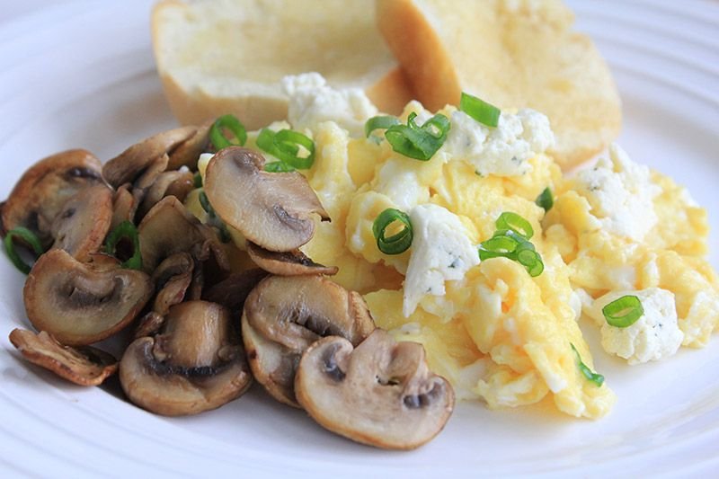 Mushroom & Egg Scramble 