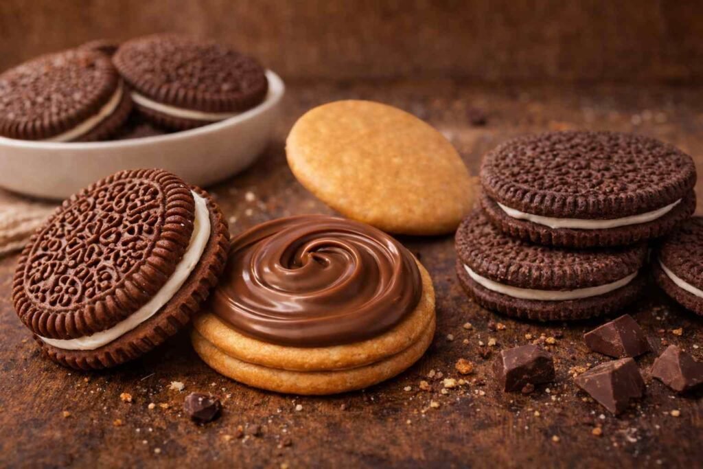 Cream-Filled Chocolate Biscuit 