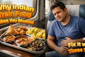 Why Indian Train Food makes you bloated!