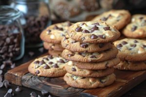 Description freshly baked homemade chocolate