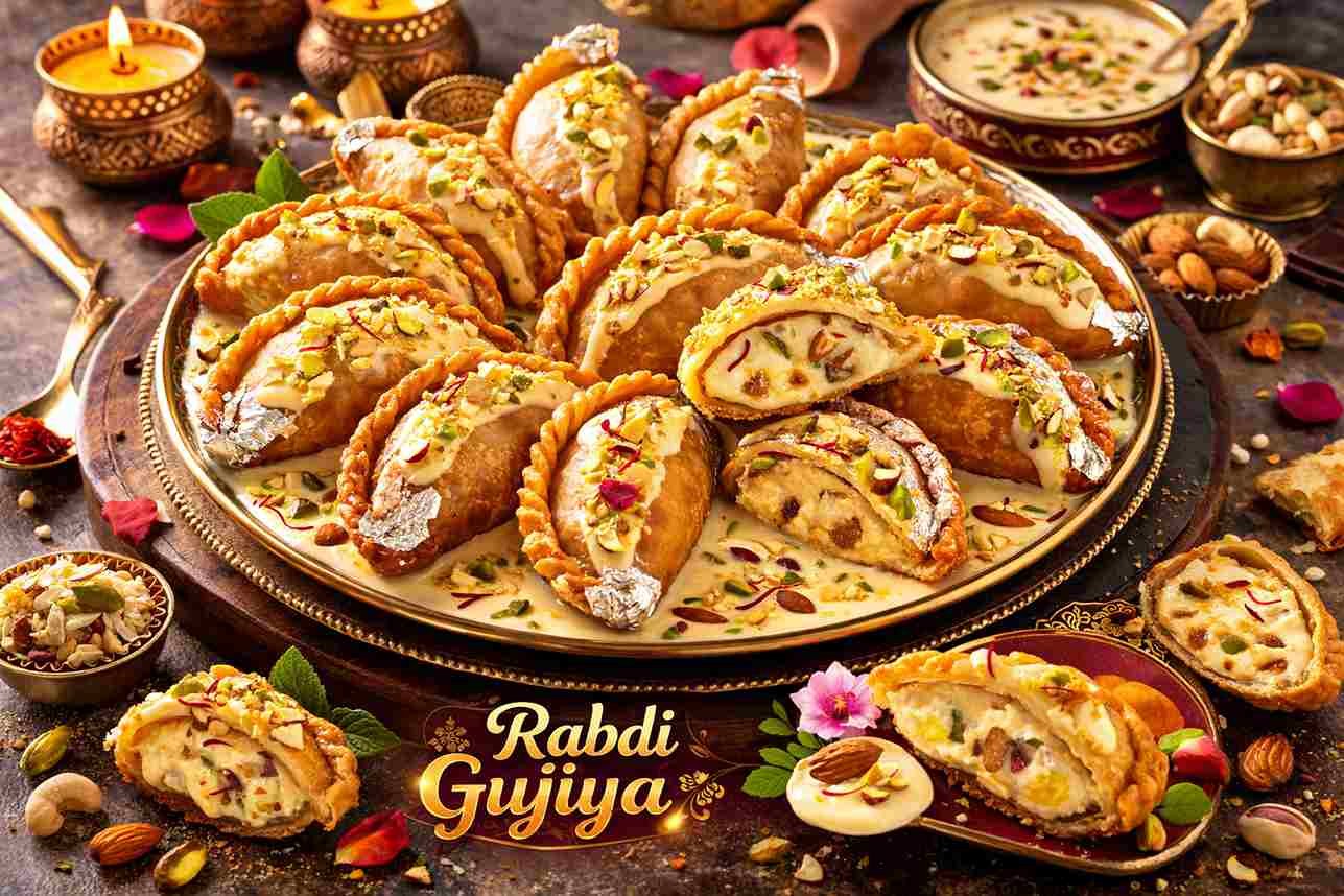 rabdi gujiya recipes