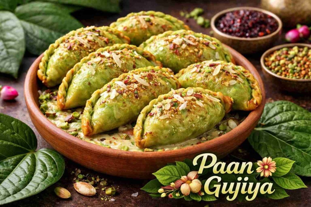 Paan gujiya recipes
