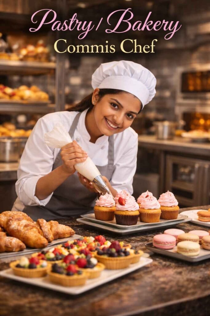 pastry/bakery commis chef